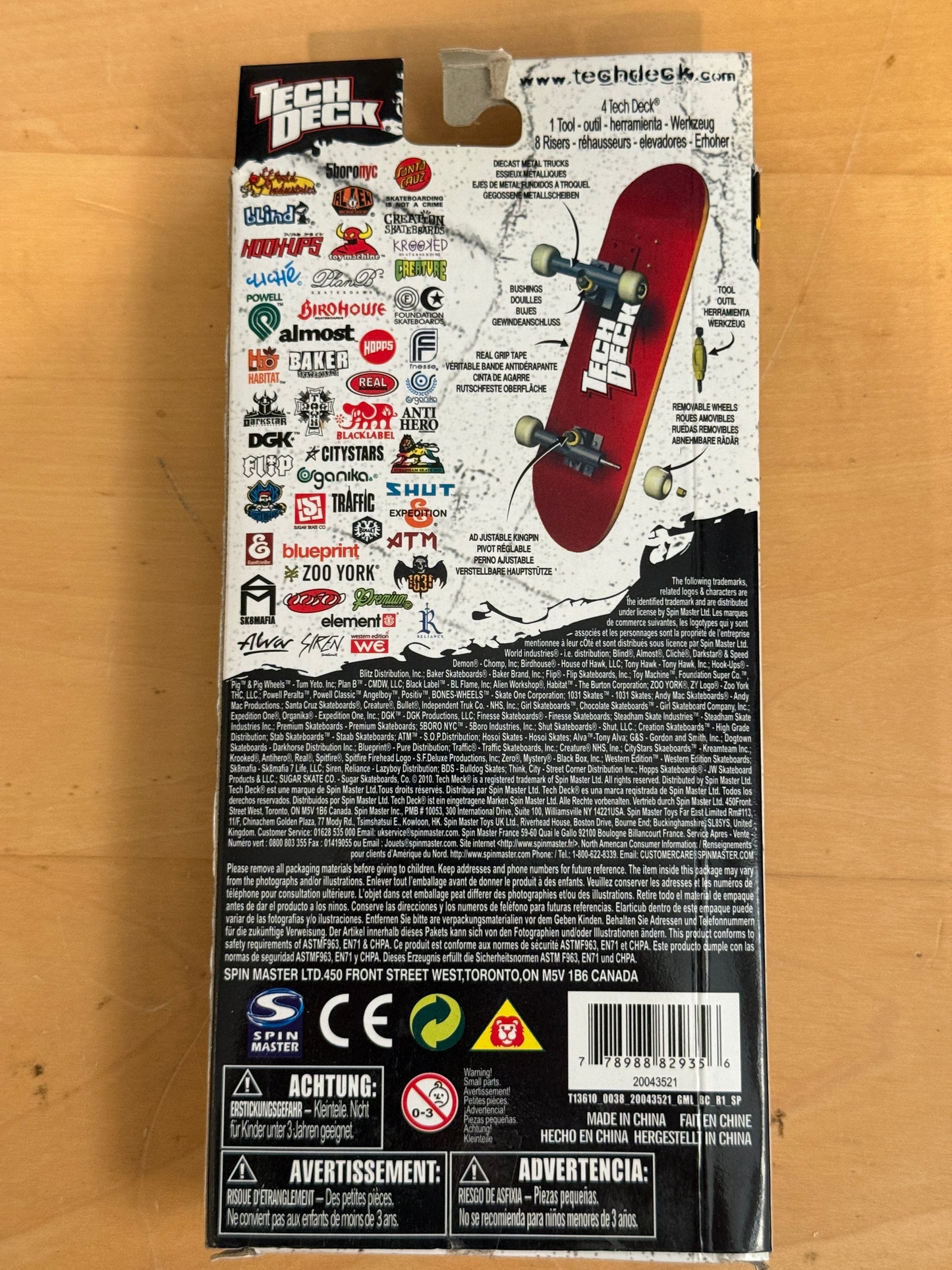 Vintage Tech Deck 96mm 4-Pack – Element Skateboards Graphics | Sealed