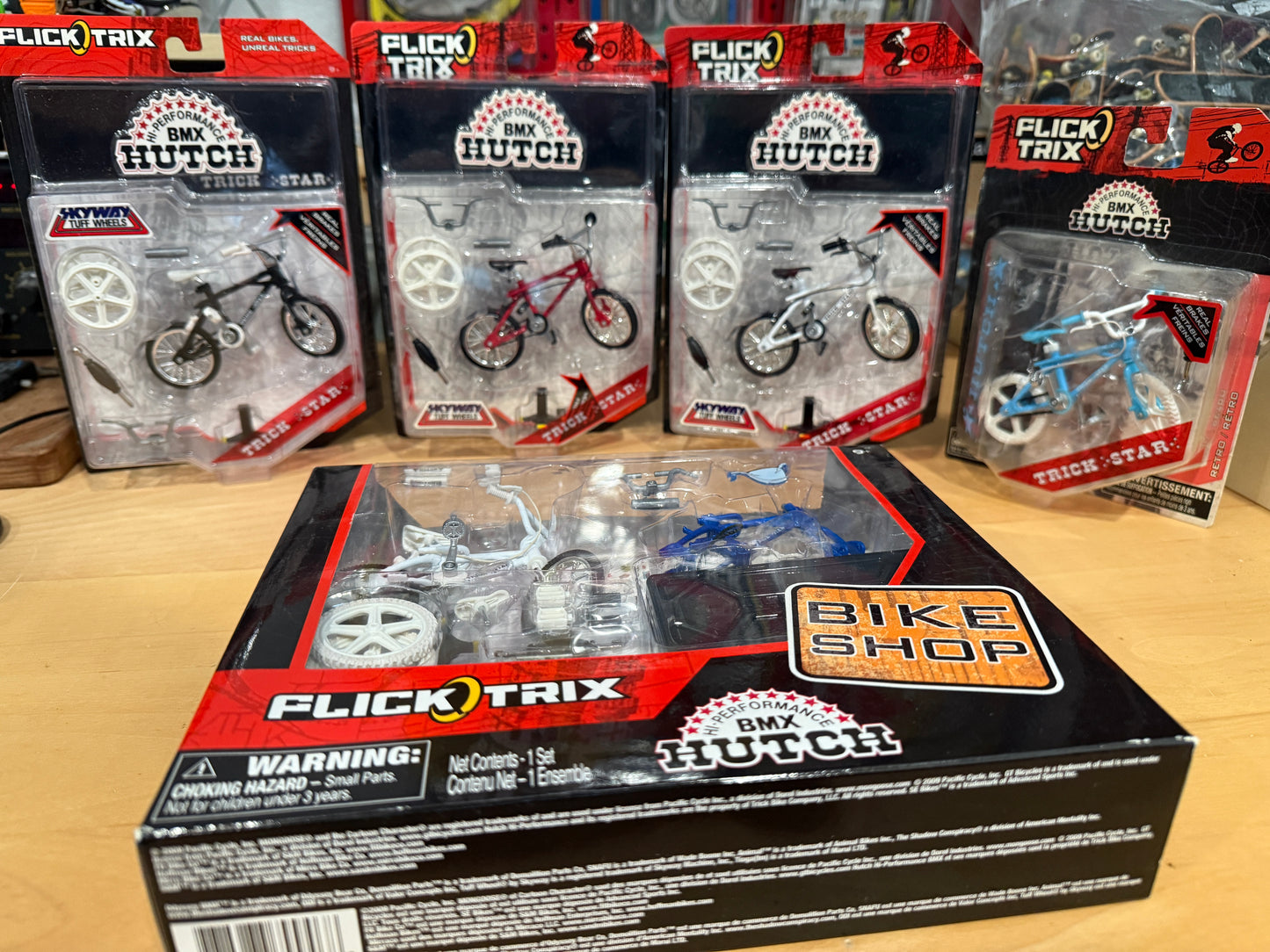 Flick Trix Hutch TrickStar BMX Finger Bike Collector Lot