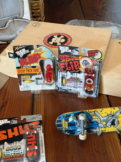Vintage Tech Deck Lot 81 Fingerboards, Blackriver, Del Mar Pool, Handboard