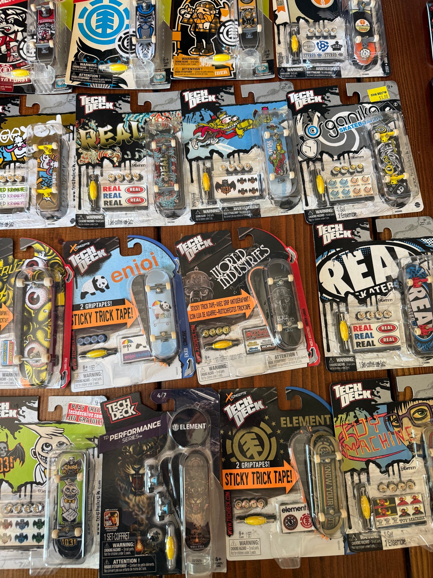 Vintage Tech Deck Lot 81 Fingerboards, Blackriver, Del Mar Pool, Handboard