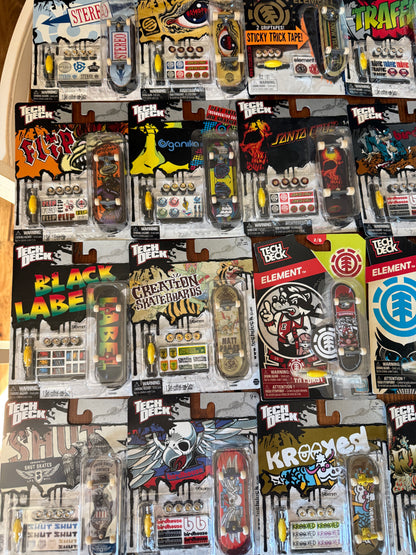 Vintage Tech Deck Lot 81 Fingerboards, Blackriver, Del Mar Pool, Handboard